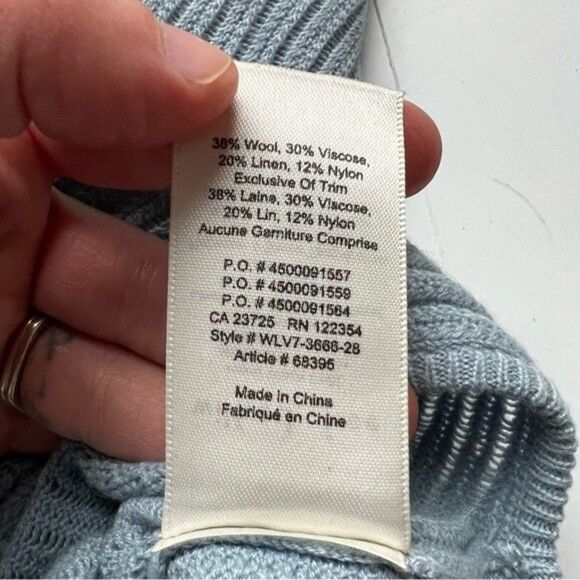 Wilfred Lolan Oversized Sweater Dusty Blue Size Large - Picture 6 of 7